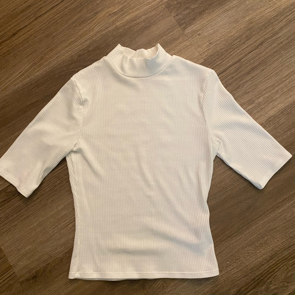 Reformation Ribbed Mockneck